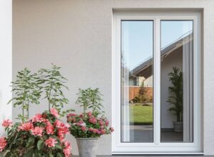 Une porte fenetres